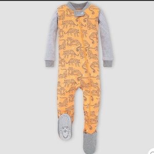 Burt's Bees Baby Napping Tiger Onesie Pajamas